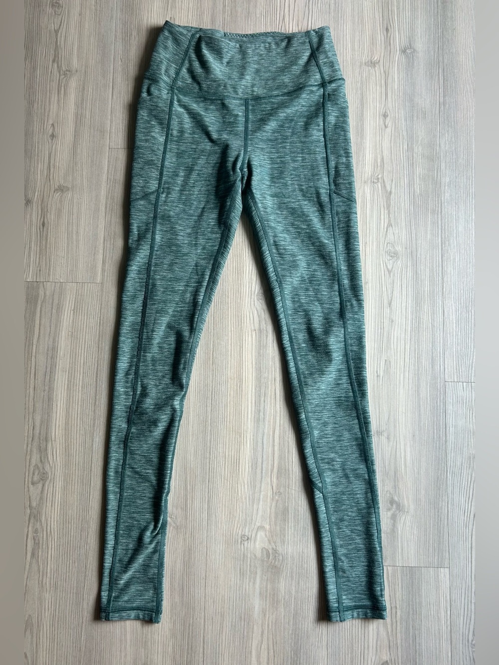 Victoria's Secret Kids Heathered Green Leggings
